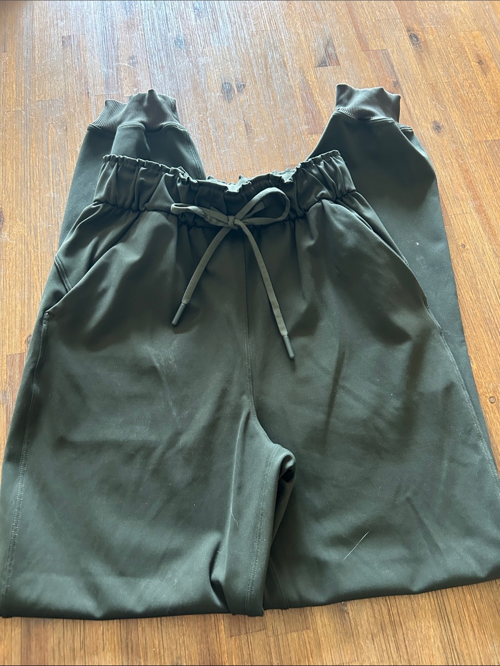 lululemon athletica Olive Green Drawstring Joggers